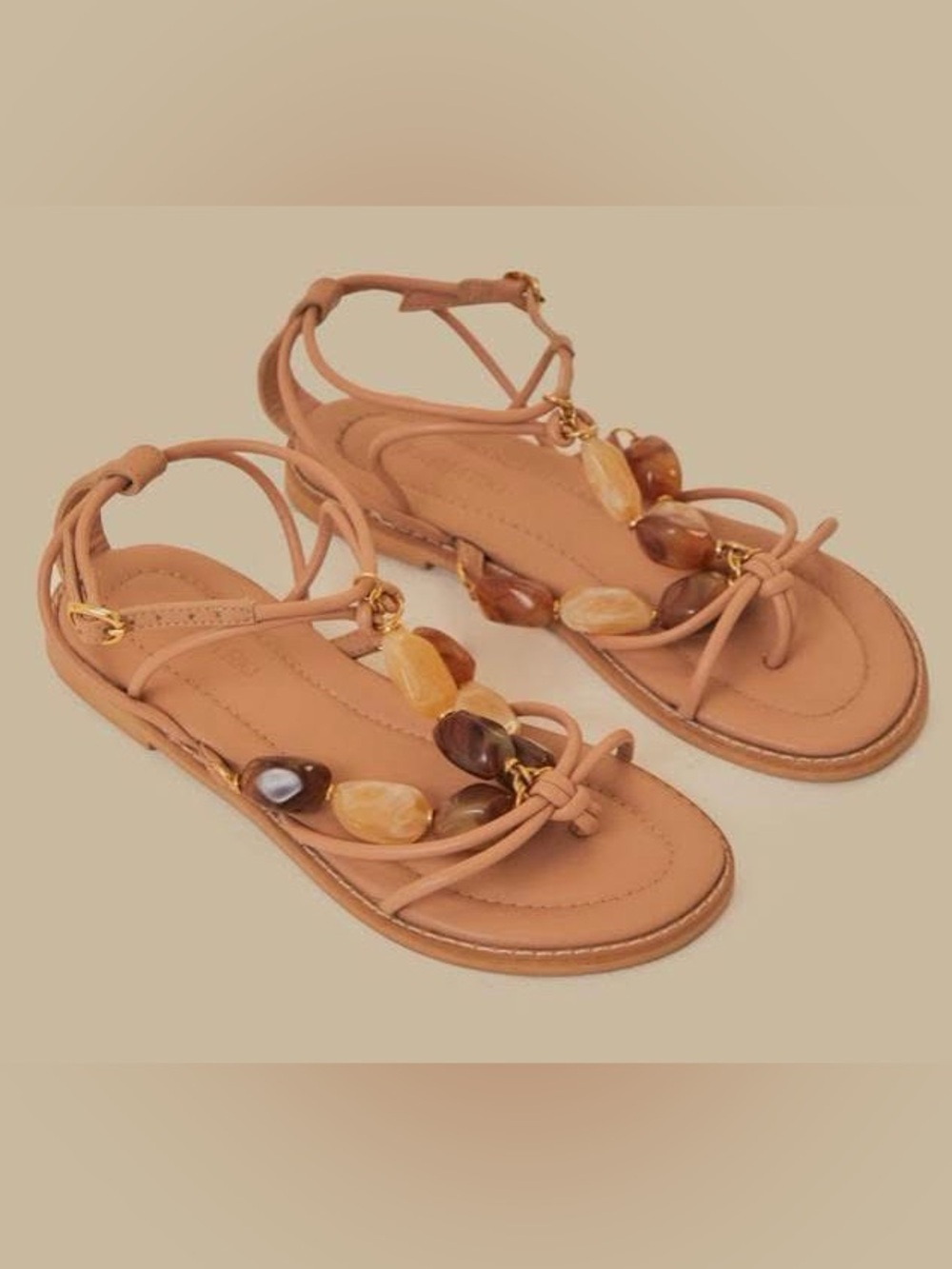 NWT Farm Rio Pink Gem Straps Sandal size 10
